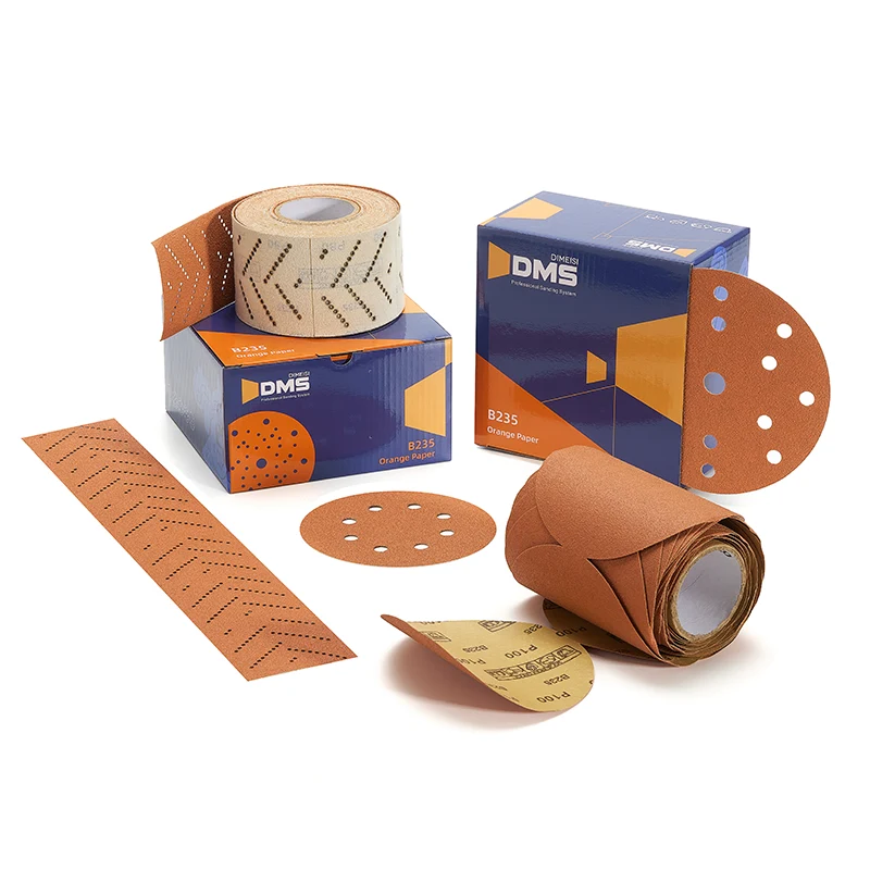 オレンジ色のサンドペーパー