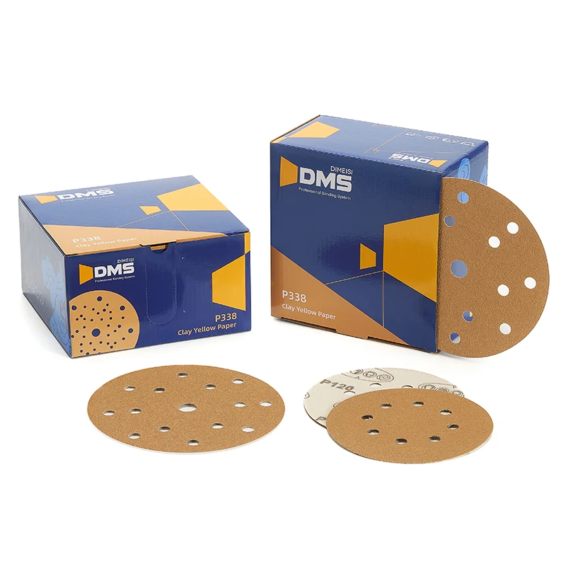 粘土黄色サンドペーパー